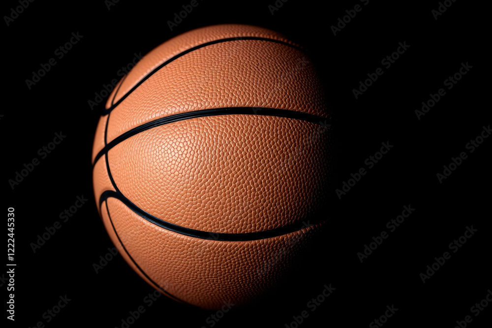 High-Resolution Image of a Basketball Showing Textured Surface High-Resolution Image of a Basketball Showing Textured Surface