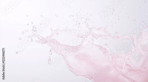 Pink Liquid Splash: A capti...
