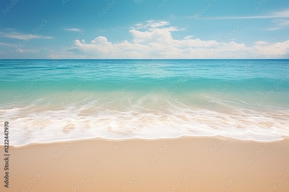 Beautiful seaside landscape beach outdoors horizon.