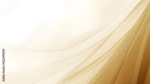 Abstract Beige and Gold Swirling Lines Background