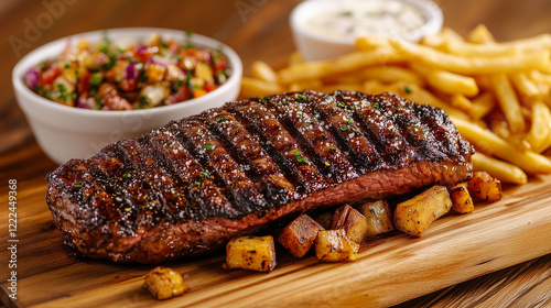 Grilled Strip Steak Platter...