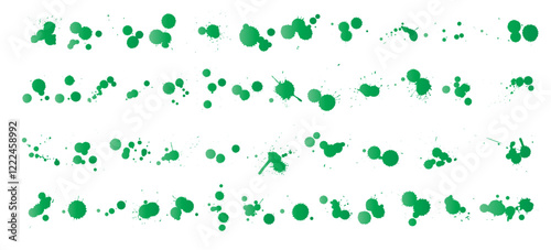 Brush spray icon collection