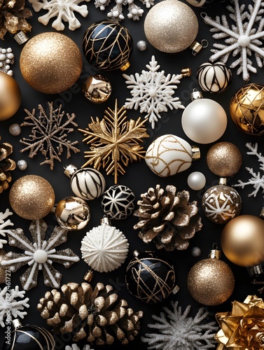decoration on a wooden background