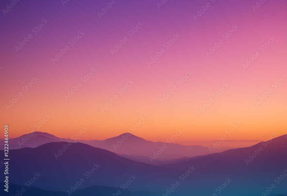 Obraz premium sunset in mountains