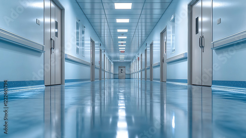 clean corridor in hospital