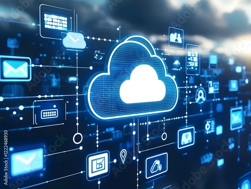 cloud computing concept