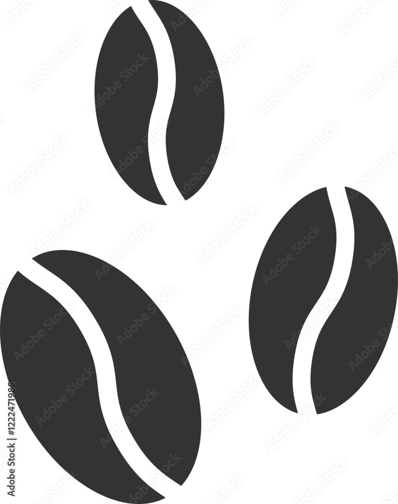 Naklejka premium coffee beans icon