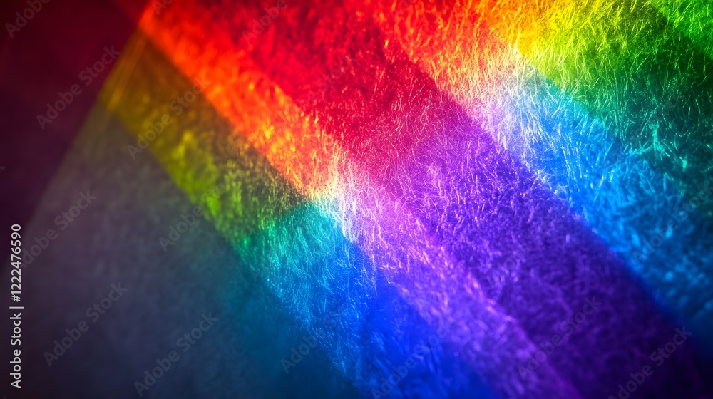 Obraz premium Vibrant Rainbow Spectrum Abstract Background Texture