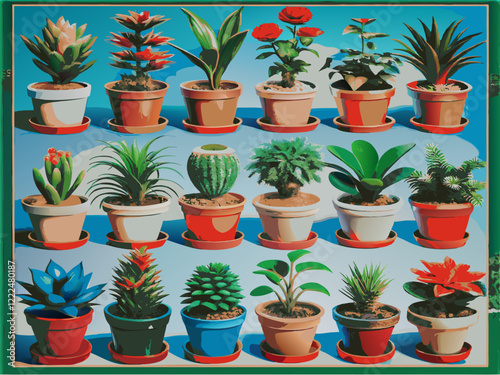 pattern with flowers