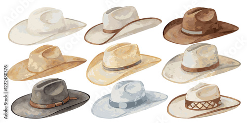 pattern with hats