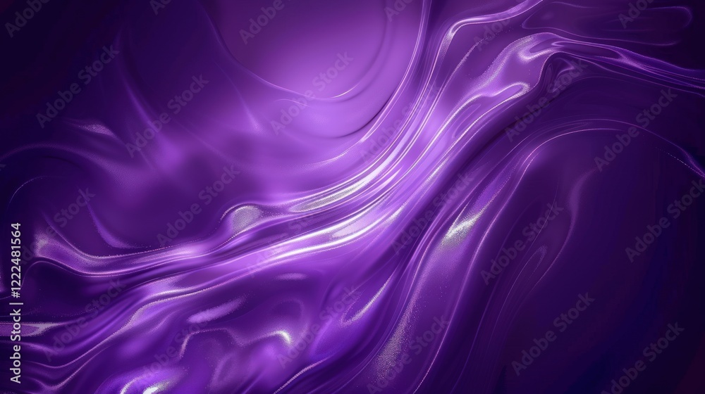 Abstract Purple Liquid Swirls: A Serene Digital Art Abstract Purple Liquid Swirls: A Serene Digital Art