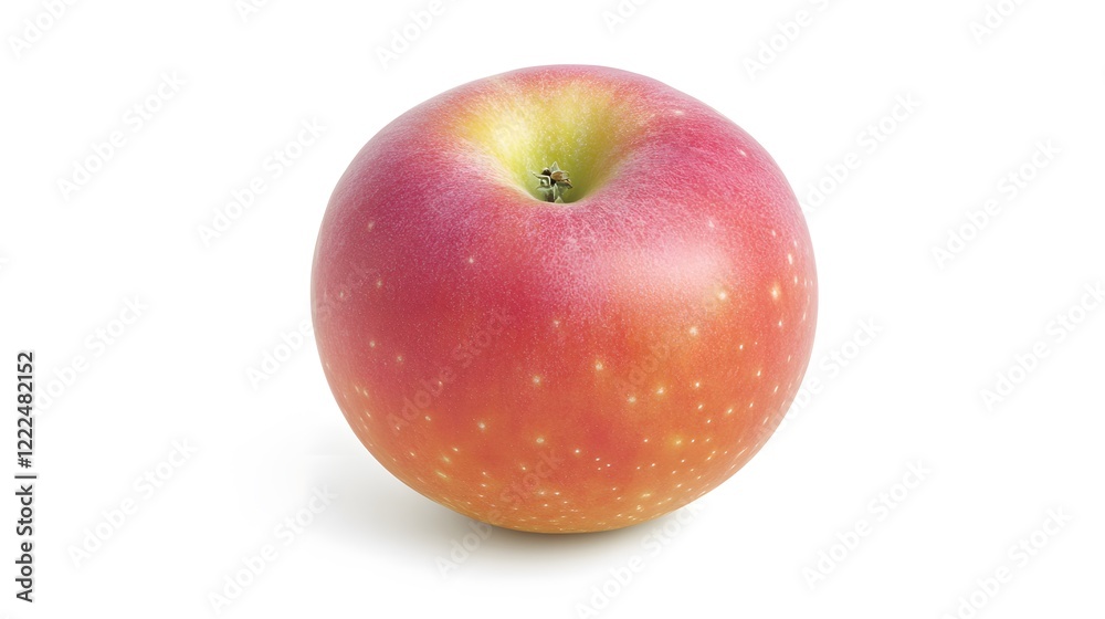 Studio Shot of a Single Red Apple Isolated on White Background Studio Shot of a Single Red Apple Isolated on White Background