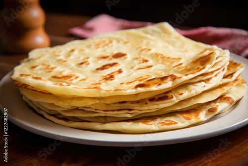 Tortilla pancake bread food. photo