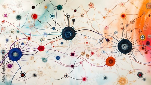 Psychological diagrams capture essence of mental visualization mapping thought processes and emotional depth