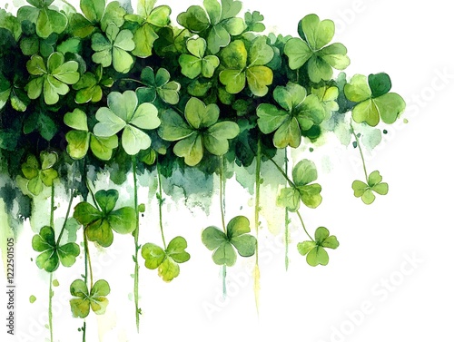 background with clover