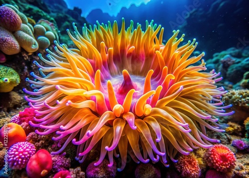 Encrusting Sea Anemone Lembeh Strait Coral Reef Indonesia - Underwater Beauty photo