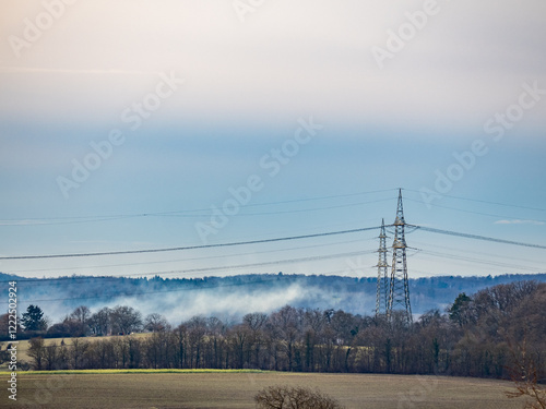 Strommasten bei Bretten photo