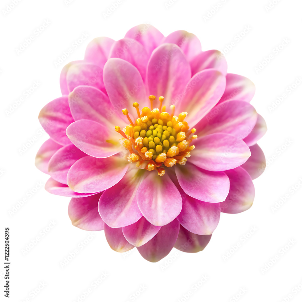 Pink Dahlia Flower Bloom Isolated Black Background Soft Macro Image Plant Color White Pink Dahlia Flower Bloom Isolated Black Background Soft Macro Image Plant Color White