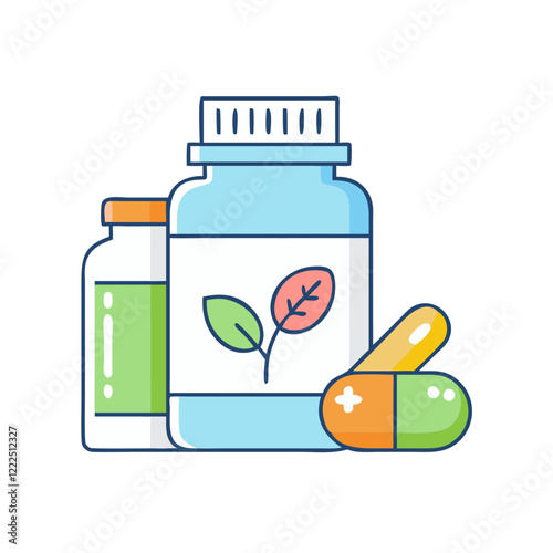 nutritional supplement icon, nutritional supplement vector illustration-simple illustration of nutritional supplement, perfect for nutritional supplement logos and icons