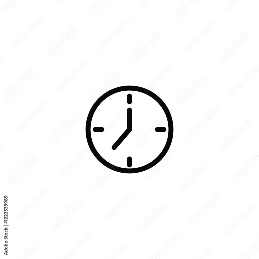 time icon line style icon. vector illustration time icon line style icon. vector illustration