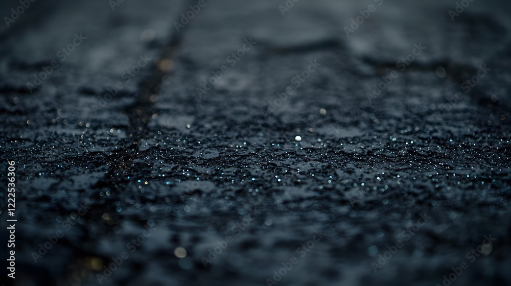 Dark Blue Glitter Texture Background Closeup Macro Shot Dark Blue Glitter Texture Background Closeup Macro Shot