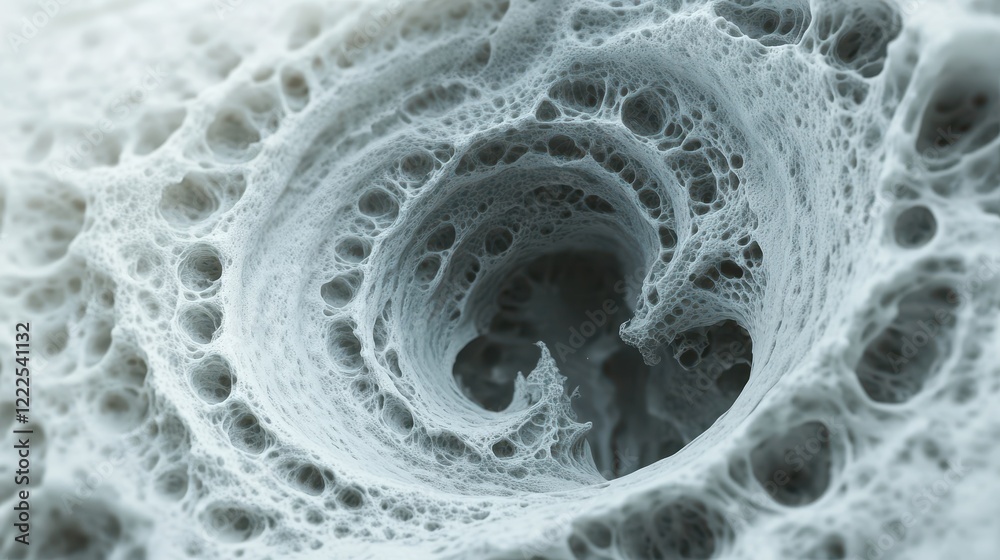 Fototapeta premium Abstract Microscopic Cellular Structure with Depth and Detail.