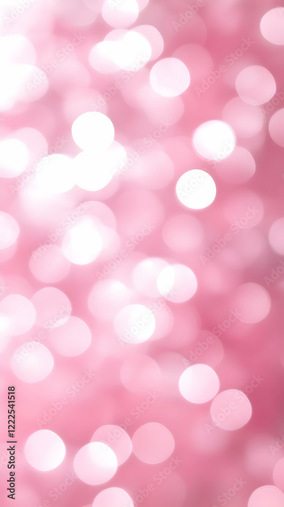 Abstract Pink Bokeh Background Creates a Soft, Dreamy, Romantic Atmosphere with Blurred Lights Effect. Abstract Pink Bokeh Background Creates a Soft, Dreamy, Romantic Atmosphere with Blurred Lights Effect.