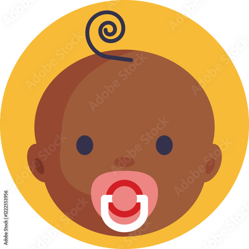 This icon represents the innocence and fragility of a baby, highlighting the importance of providing care, love, and a safe environment.