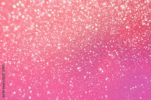 pink background with glittery dots. The dots are scattered all over the background, creating a sparkling effect. The image has a playful and fun mood photo