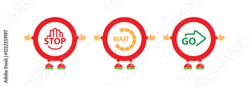 go wait stop sign	