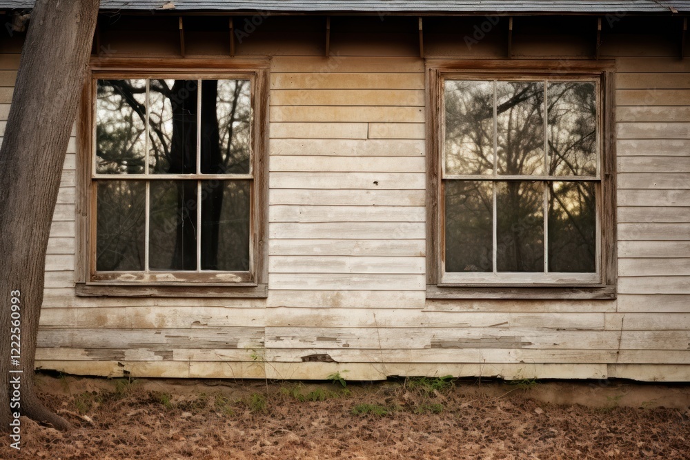 Double-hung windows deterioration architecture farmhouse. Double-hung windows deterioration architecture farmhouse.