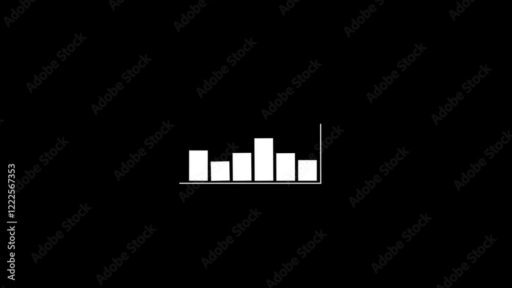 Business Chart Icon Animation in 4K Motion Stock Video – Dynamic Growth Visualization, Financial Graphs, Data Analysis, Corporate Success, Marketing Insights and Economic Trends. Business Chart Icon Animation in 4K Motion Stock Video – Dynamic Growth Visualization, Financial Graphs, Data Analysis, Corporate Success, Marketing Insights and Economic Trends.
