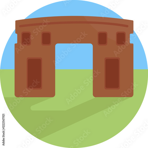 Ancient Monument: The Gate of the Sun is a stone gateway in the Tiwanaku archaeological site near Lake Titicaca, known for its intricate carvings and symbolic design.