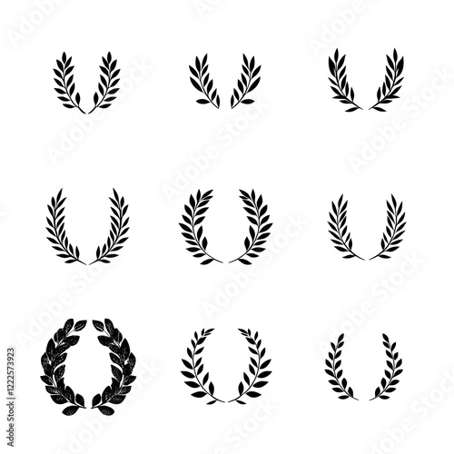 laurel wreath set