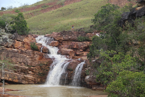 cachoeira sete quedas em uiramutã, roraima