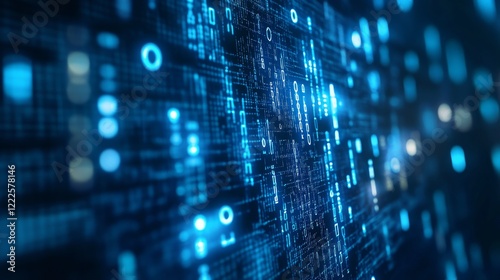 Wallpaper Mural Abstract blue technology background featuring digital tech circular design, futuristic innovation concept with copy space for data processing, digital connectivity, and modern high-tech elements


 Torontodigital.ca