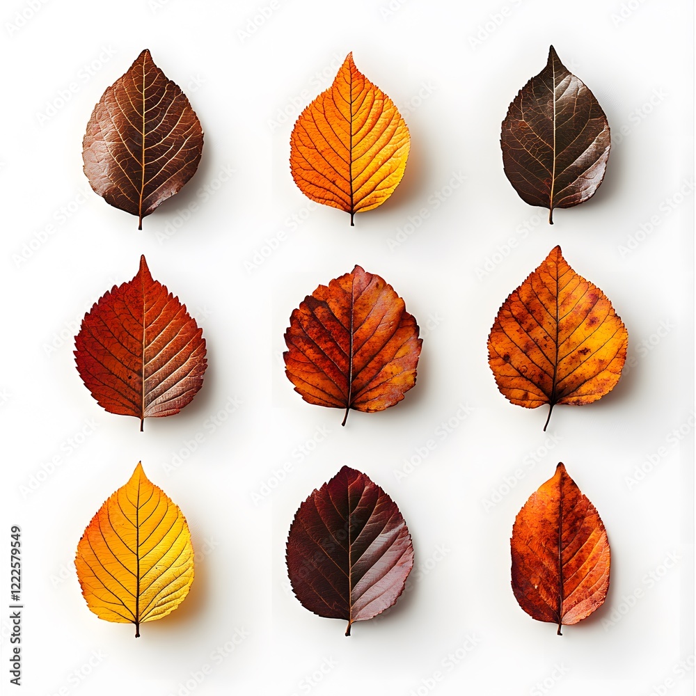 Obraz premium set of autumn leaves