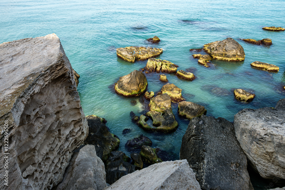 Fototapeta premium Rock trail in Aktau.