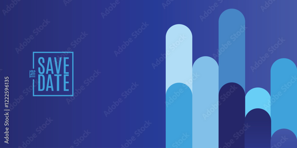 Save the date banner. Can be used for business, marketing and advertising. logo graphic design of event summit made for Technology and upcoming events. Save the date banner. Can be used for business, marketing and advertising. logo graphic design of event summit made for Technology and upcoming events.