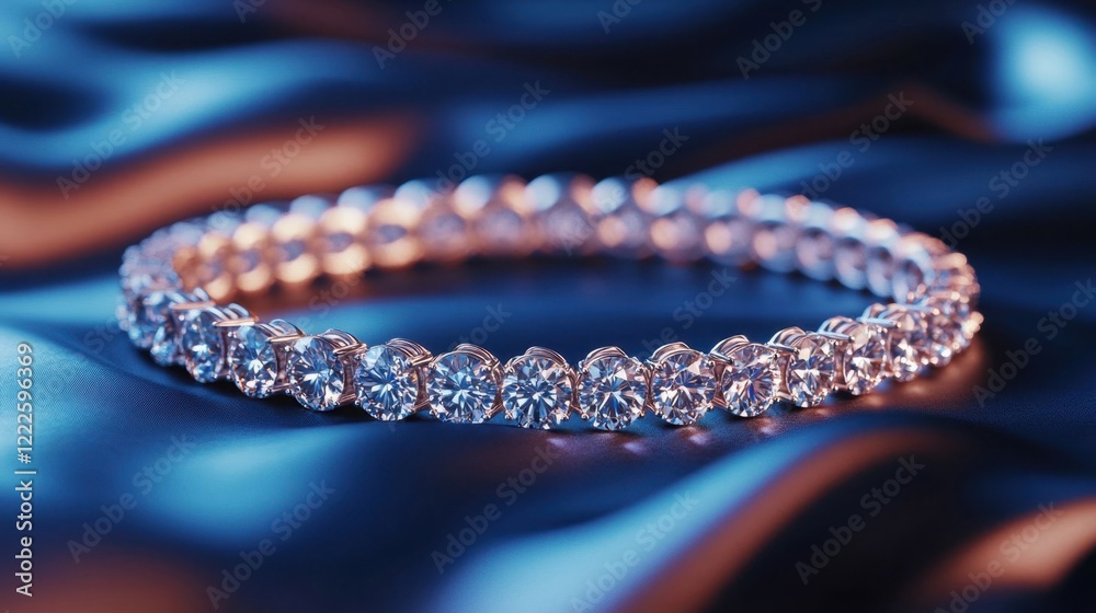 Elegant diamond bracelet shining. Elegant diamond bracelet shining.