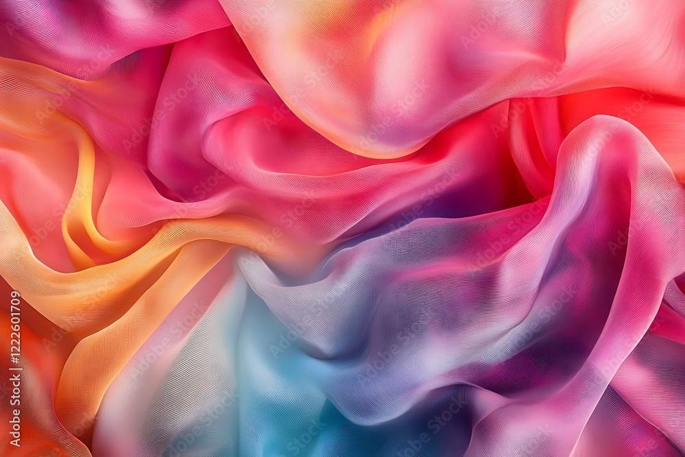 Obraz premium abstract background of colored silk or satin luxury fabric texture can use as wallpaper