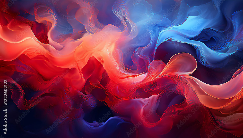 red blue abstract background