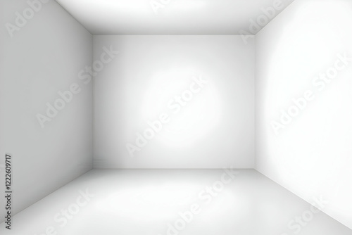 Wallpaper Mural Empty White Room Creates a Minimalist and Serene Space with Soft Lighting and Smooth Walls Torontodigital.ca