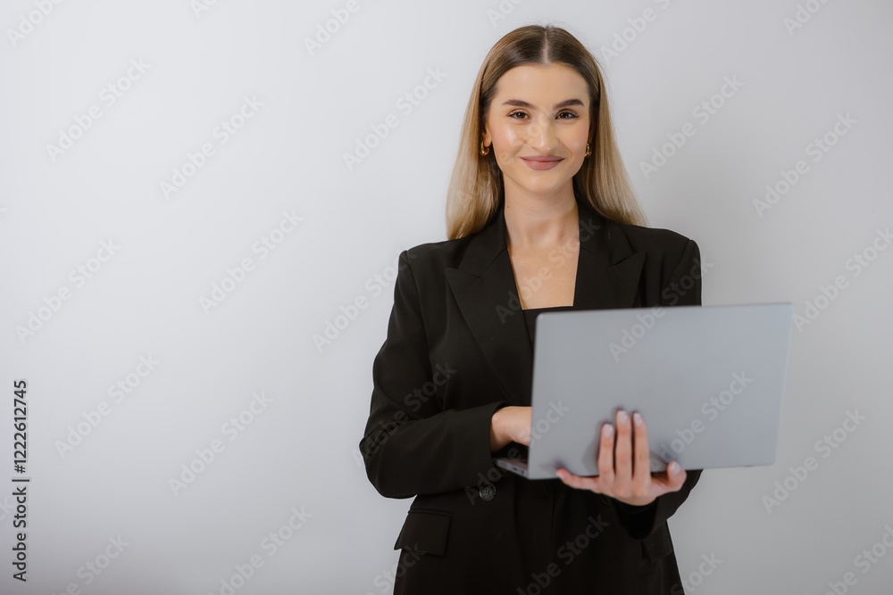 Professional Woman with Laptop Professional Woman with Laptop