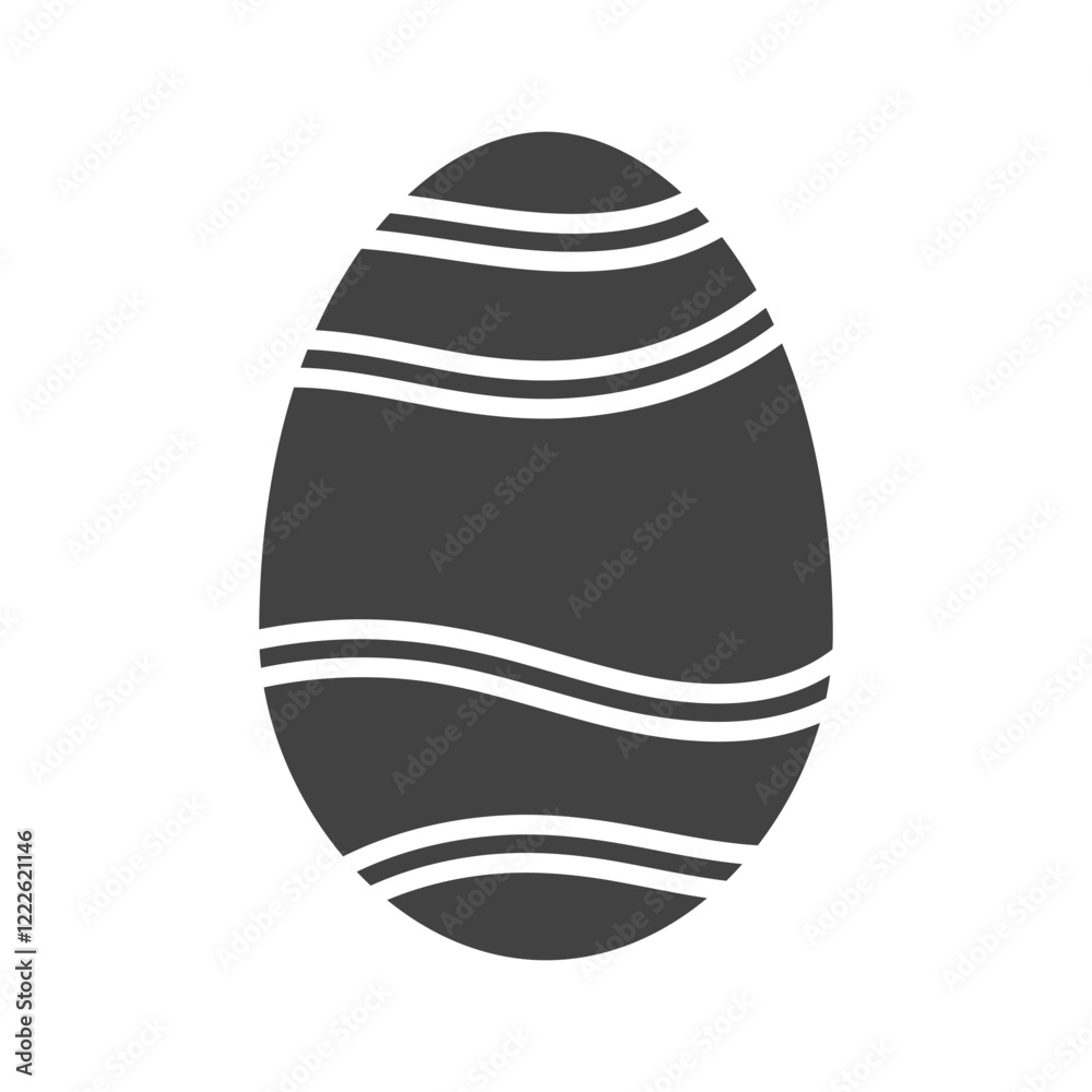 abstract easter eggs icon symbol isolated on white background abstract easter eggs icon symbol isolated on white background