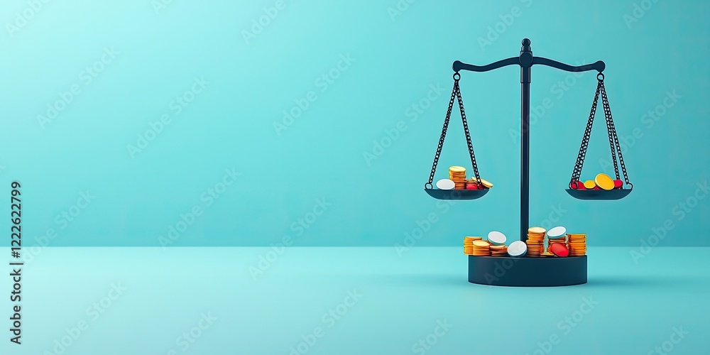 A balance scale displays prescription bottles, symbolizing the balance between pharmaceuticals and health. A balance scale displays prescription bottles, symbolizing the balance between pharmaceuticals and health.