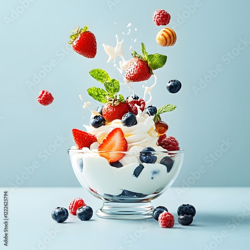 yogurt with berries