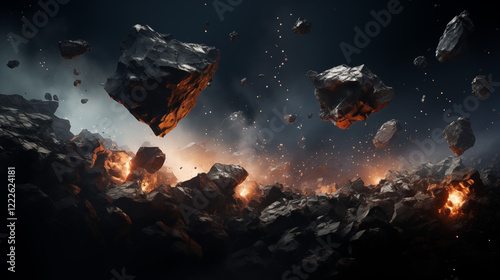 Wallpaper Mural Asteroids Torontodigital.ca