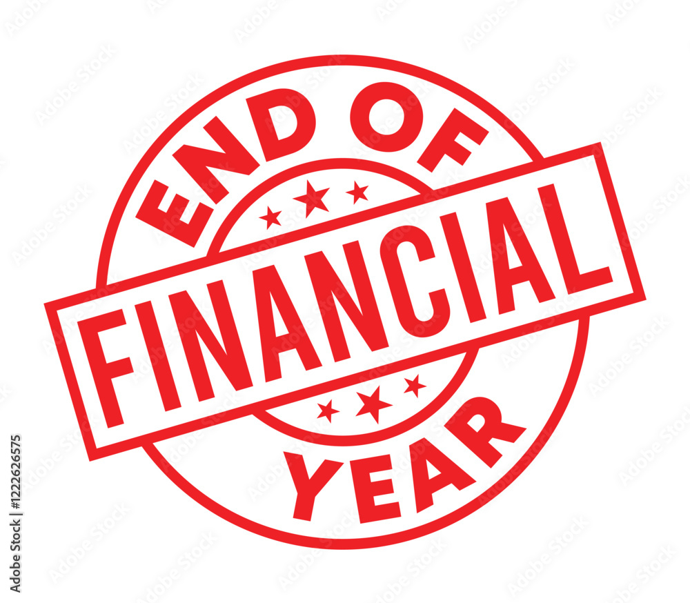 End Of Financial Year - the conclusion of a financial reporting period for businesses or organizations, text concept stamp End Of Financial Year - the conclusion of a financial reporting period for businesses or organizations, text concept stamp