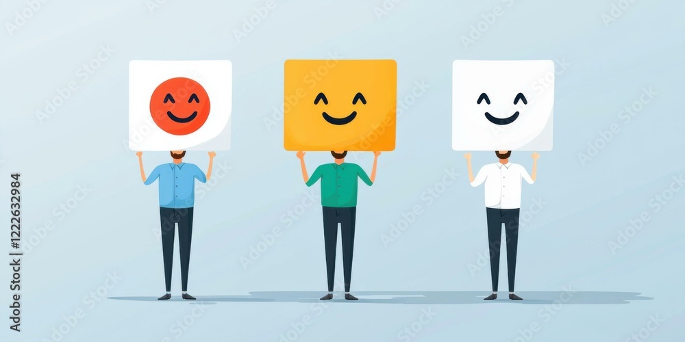 Positive emotions in customer support engaging office collaboration Positive emotions in customer support engaging office collaboration